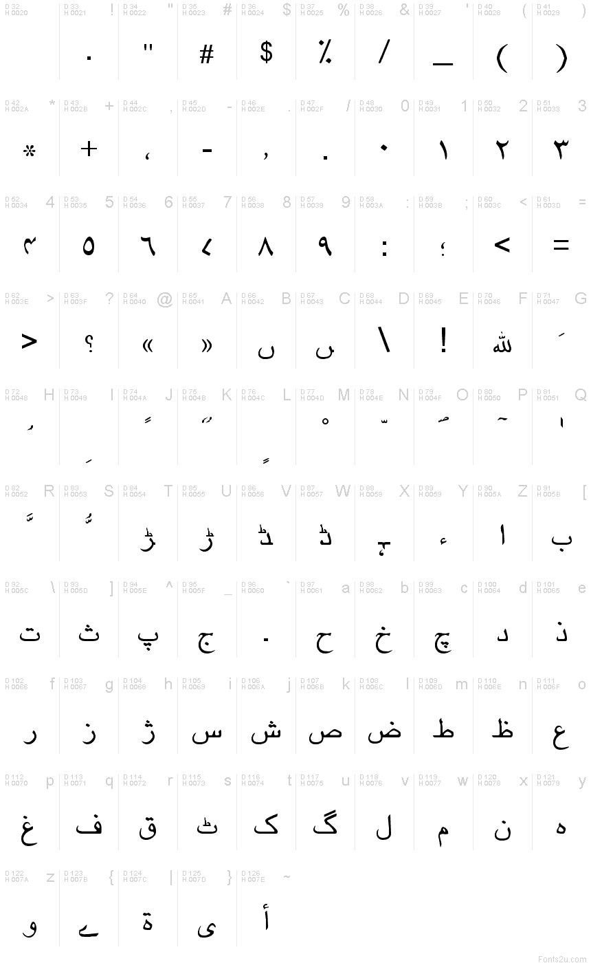 Free urdu fonts for mac keyboard